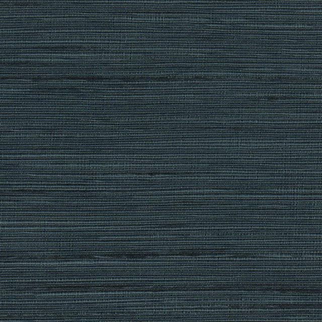 Close-up of dense ink blue-green fabric with fine horizontal ribbing