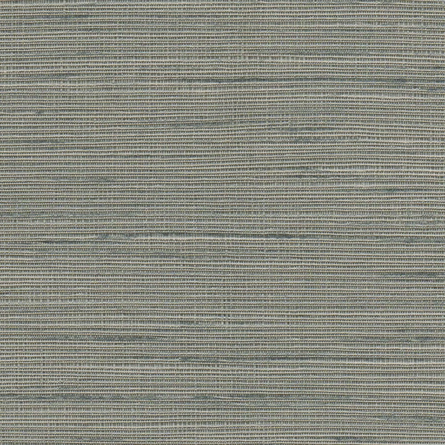 Close-up of cool flint-grey fabric with fine horizontal woven texture