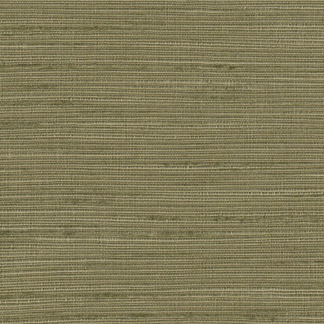 Muted olive-latte woven textile with fine horizontal slub texture