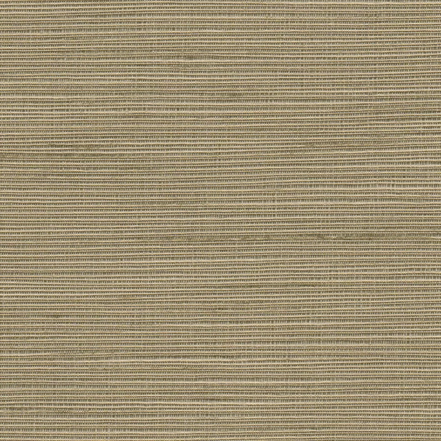 Muted greige-taupe fabric with fine horizontal ribbed weave and subtle dark flecks