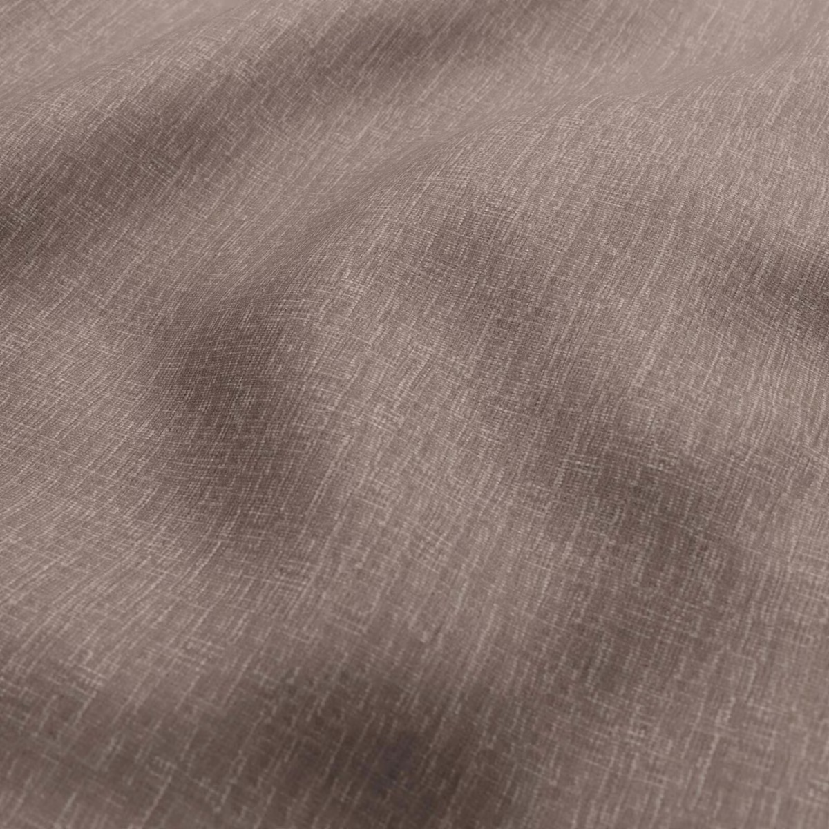 Taupe-grey Orkney fabric with fine crosshatched weave and softly mottled shading