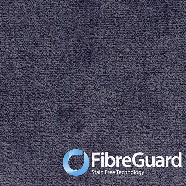 Close-up of dark thistle-purple fabric with dense, softly variegated nubby weave