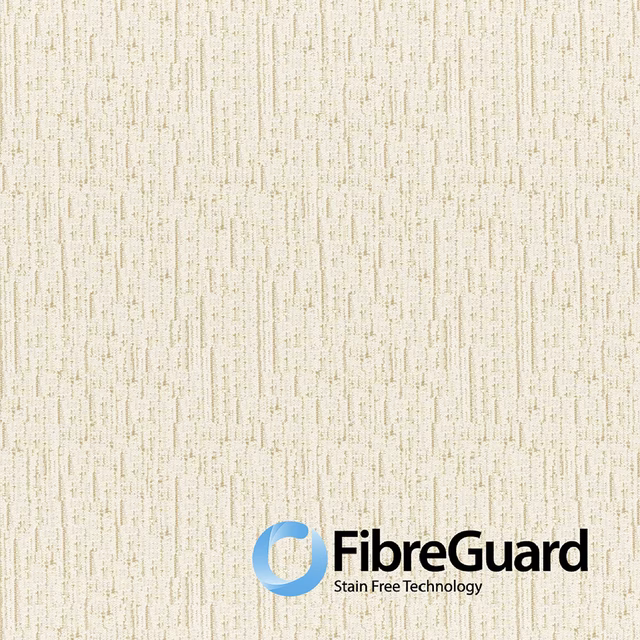 Pale oatmeal-beige woven textile with fine vertical slubs and softly varied cream lines