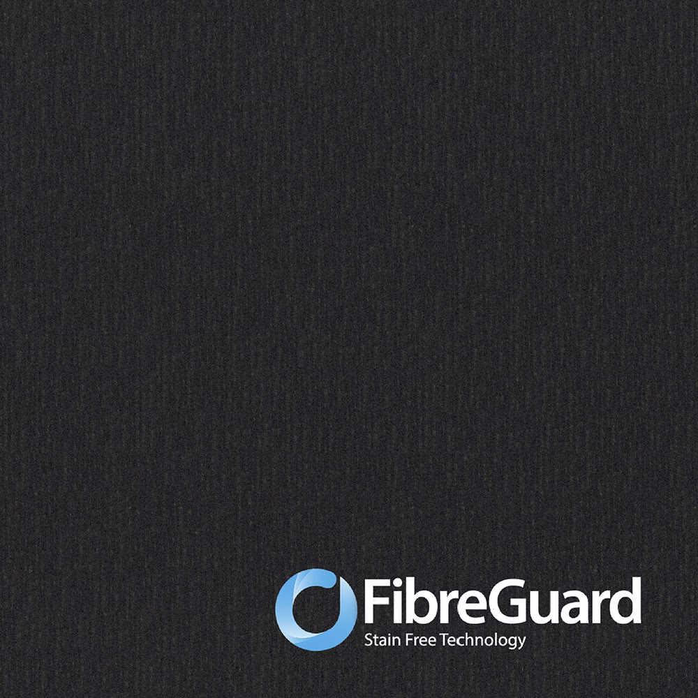 Near-black Panaro 15 Jet fabric with fine vertical ribbed texture