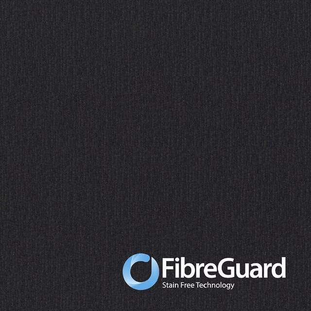 Near-black Panaro 15 Jet fabric with fine vertical ribbed texture