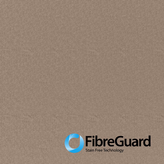 Warm fawn-taupe plain weave showing fine irregular linear texture