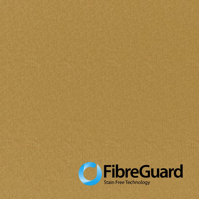 Warm honey-gold woven textile with fine vertical slub texture and subtle tonal variation