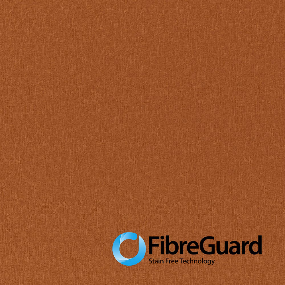 Warm fox-brown Panaro textile with a fine, softly mottled woven texture