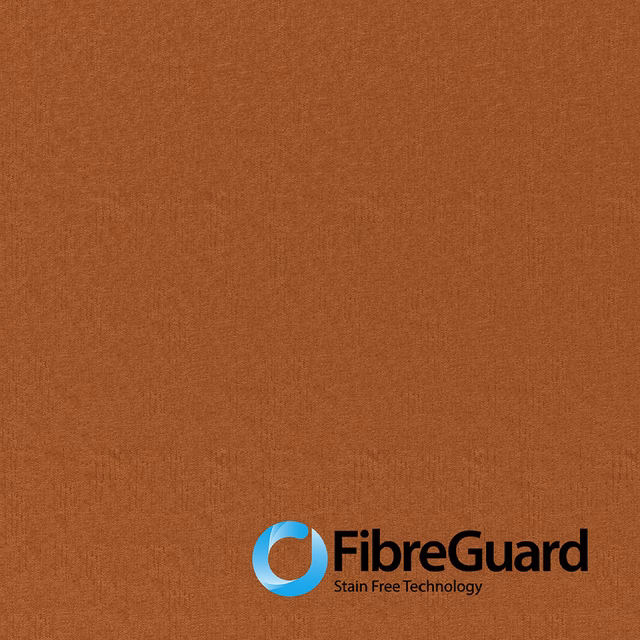 Warm fox-brown Panaro textile with a fine, softly mottled woven texture