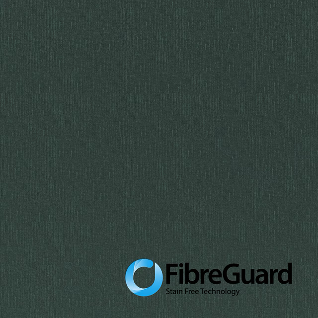 Deep hunter-green woven fabric with subtle vertical striations and a softly textured surface