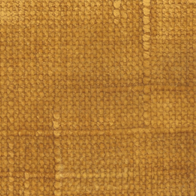 Warm beeswax-gold fabric with a nubby looped weave and softly varied shading