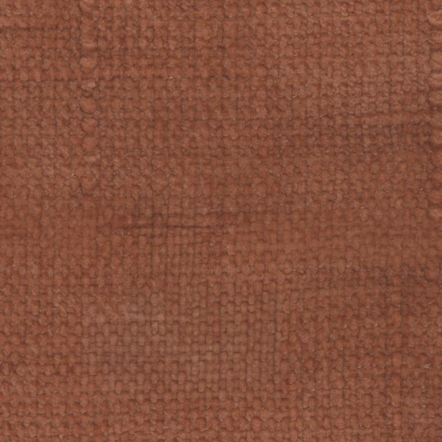 Warm coral-brown Petunia fabric with a small irregular nubby woven texture
