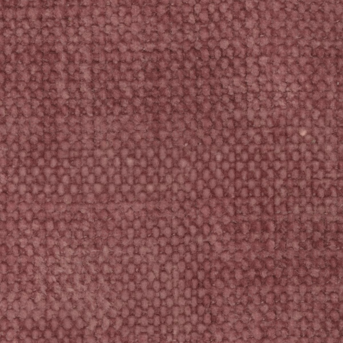 Close-up of 23 Rosy Plum fabric showing a soft, nubby plum loop texture