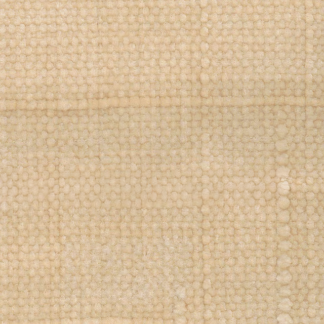Warm cream-beige fabric swatch with a chunky, irregular looped weave
