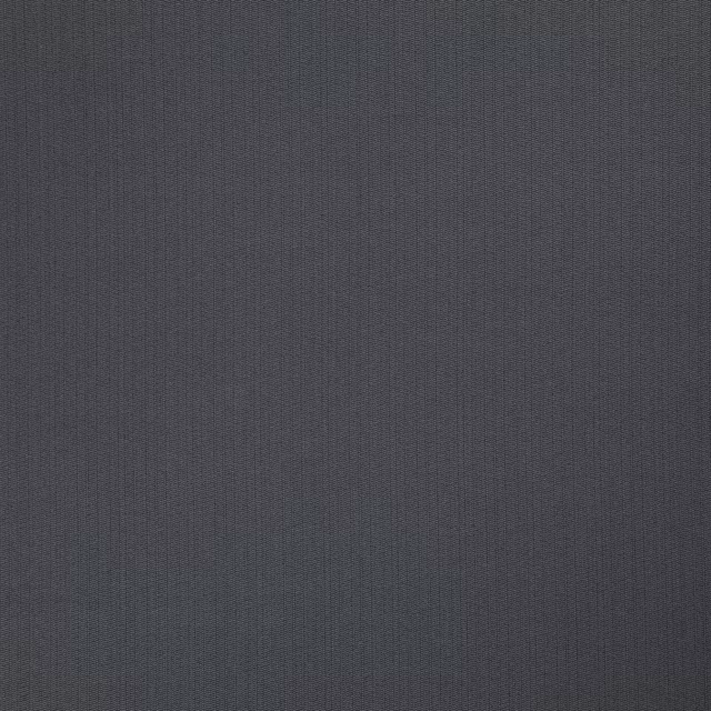 Close view of deep charcoal fabric with a fine vertical ribbed weave