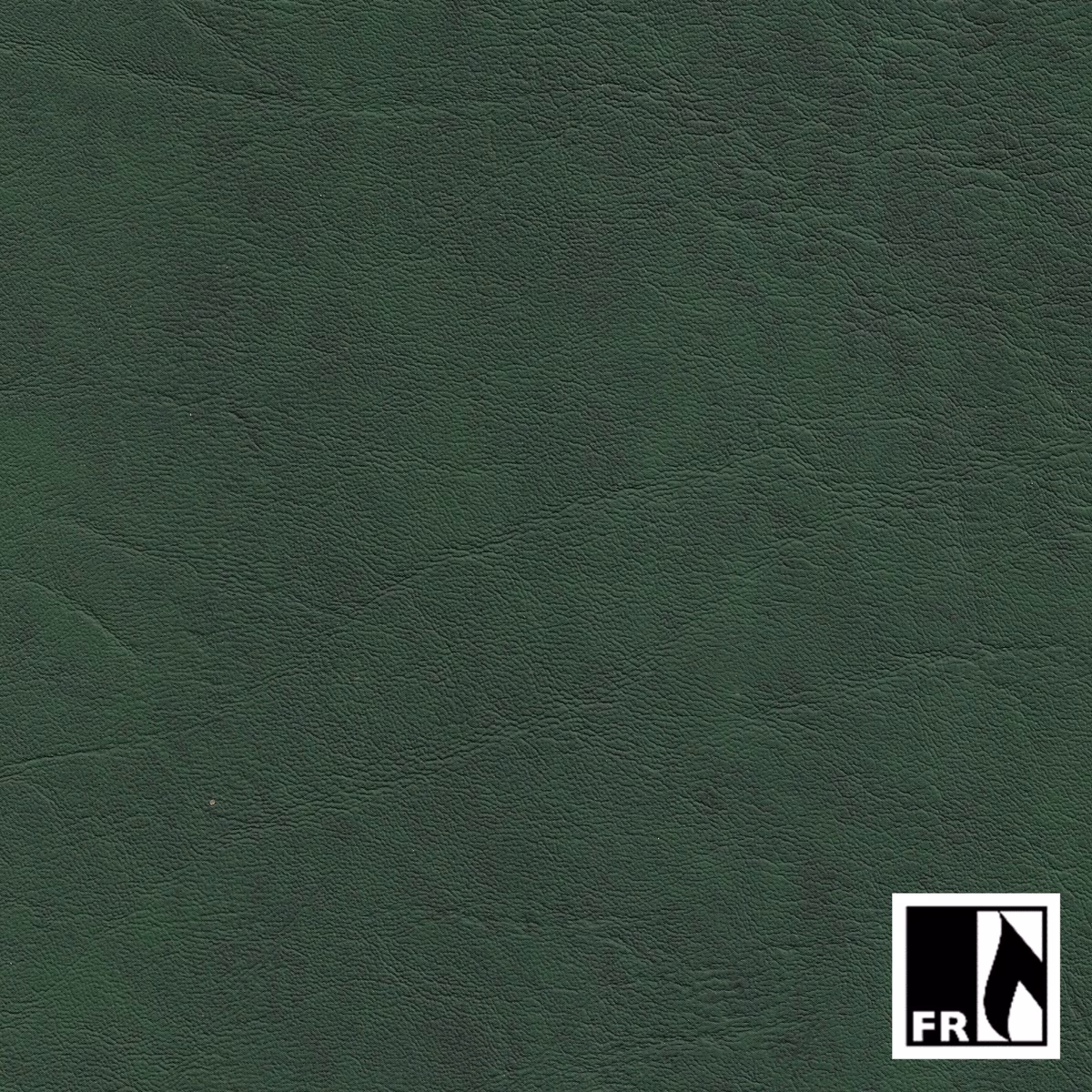 Deep palm-green fabric with fine crinkled grain and softly mottled shading