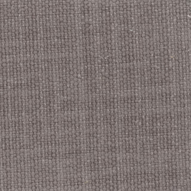 Close-up of charcoal grey fabric with nubby vertical woven texture