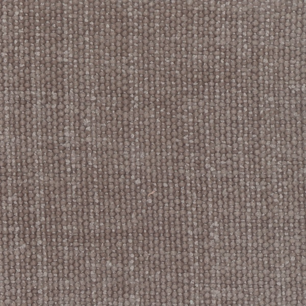 Close-up of taupe-grey Primrose fabric with raised vertical nubby rows