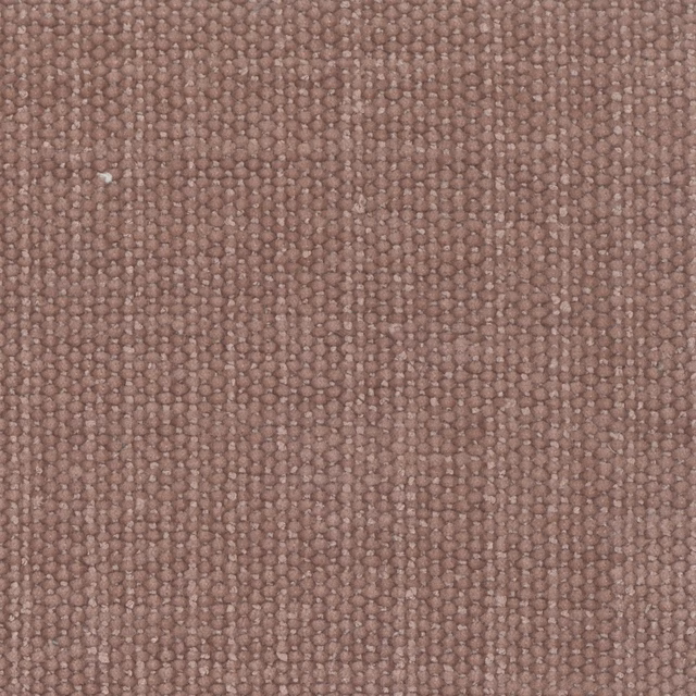Close-up of muted rosewood brown fabric with a nubby, pebbled woven texture