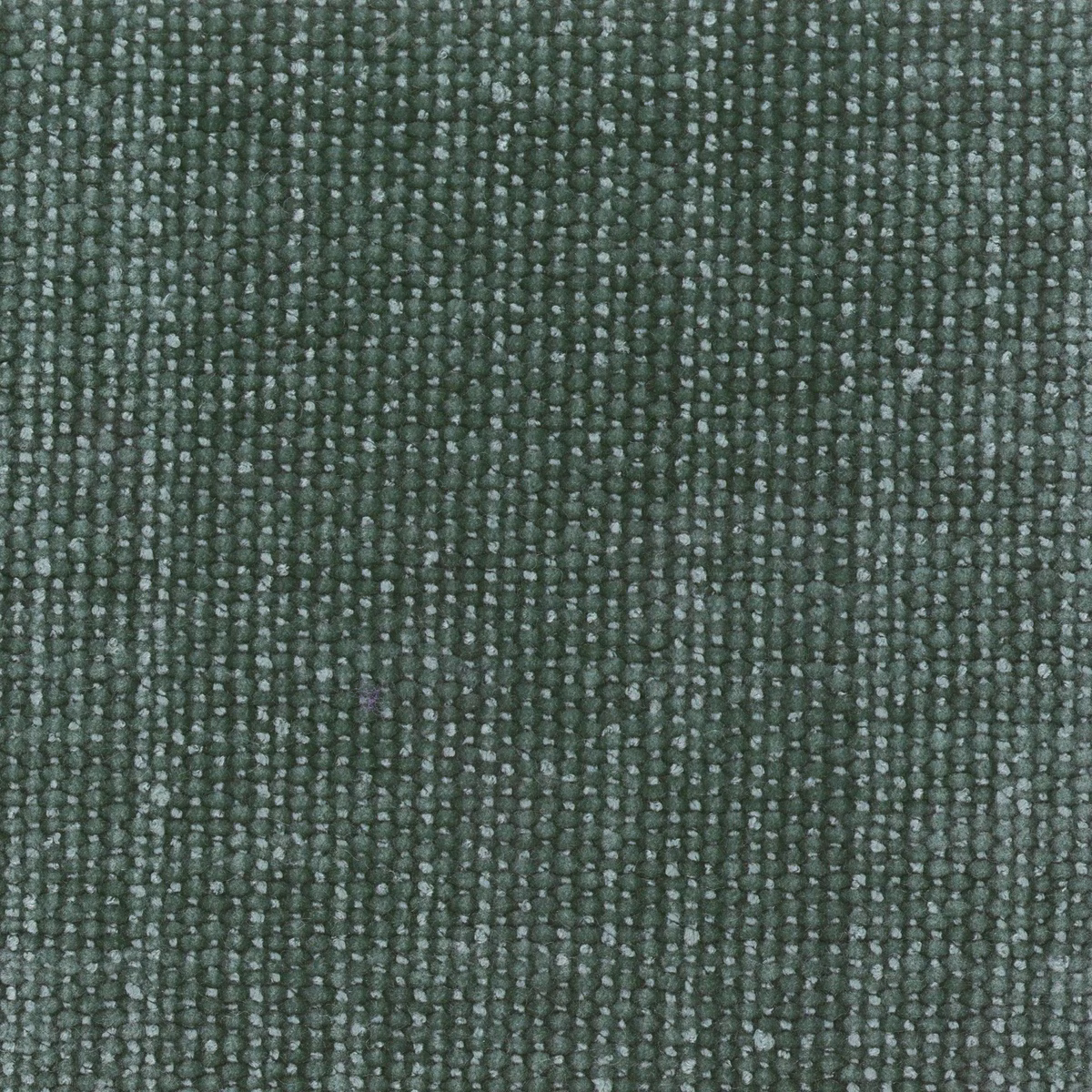 Cool grey-green close-up showing dense vertical ribbed weave with pale flecks