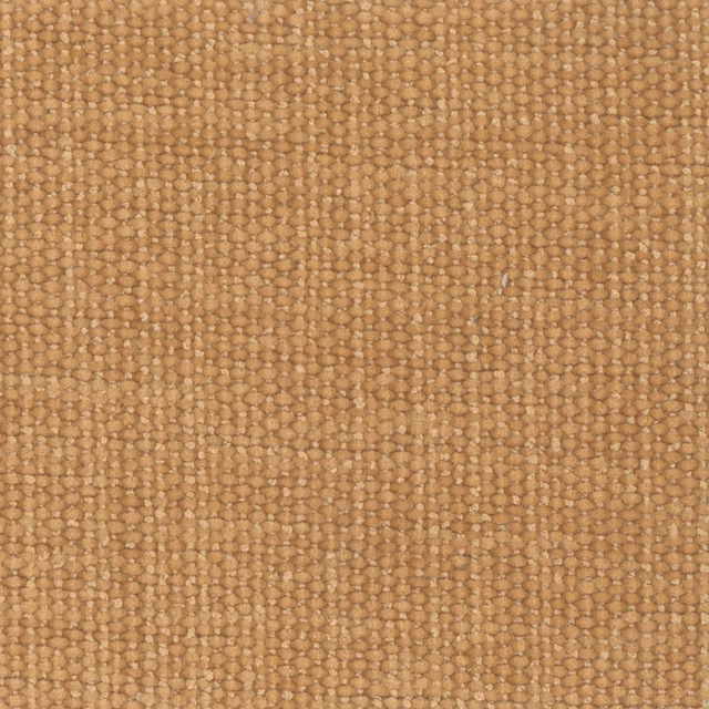 Close-up of warm caramel-brown nubby weave with subtle vertical texture