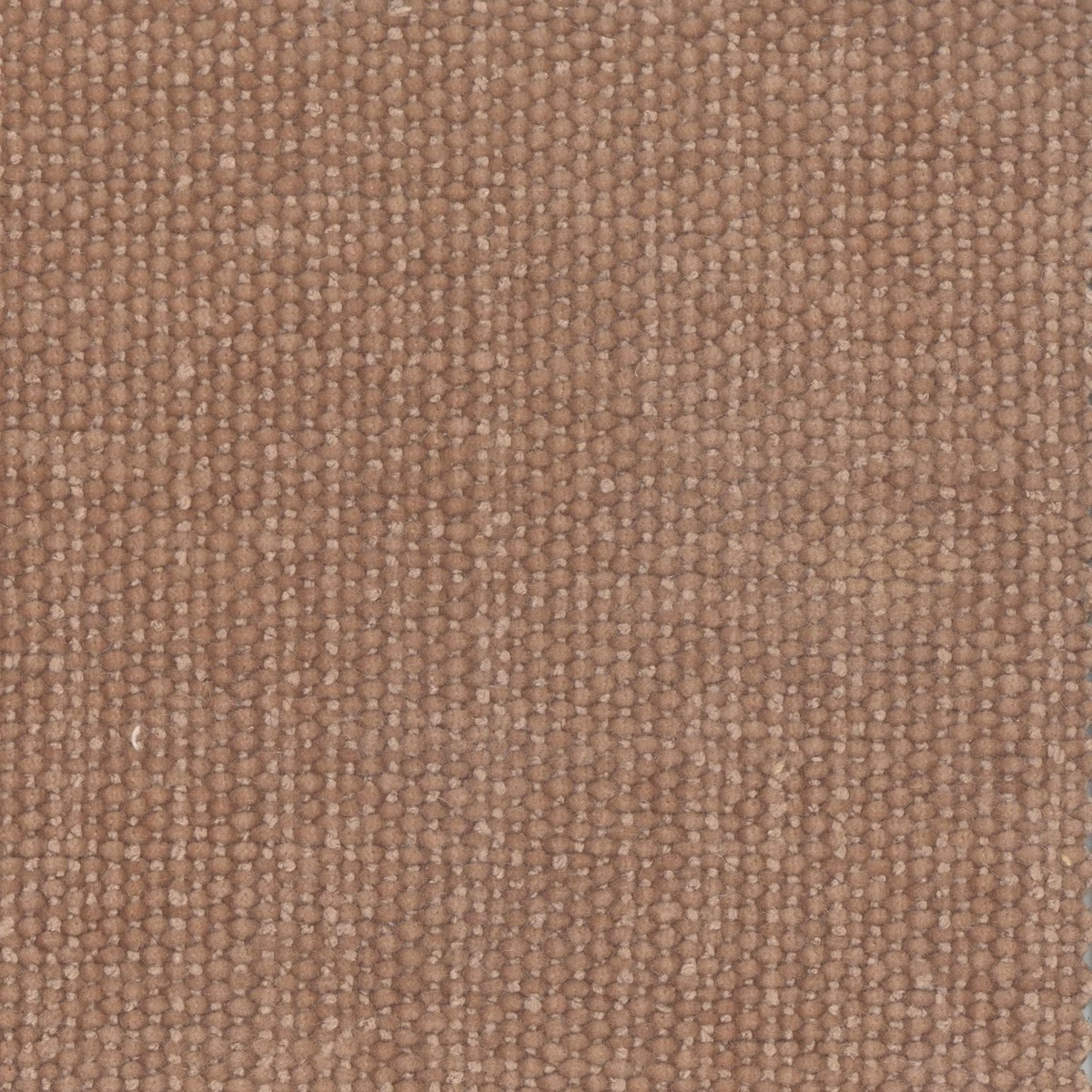 Close nubby warm-tan weave with softly varied brown flecks and vertical texture
