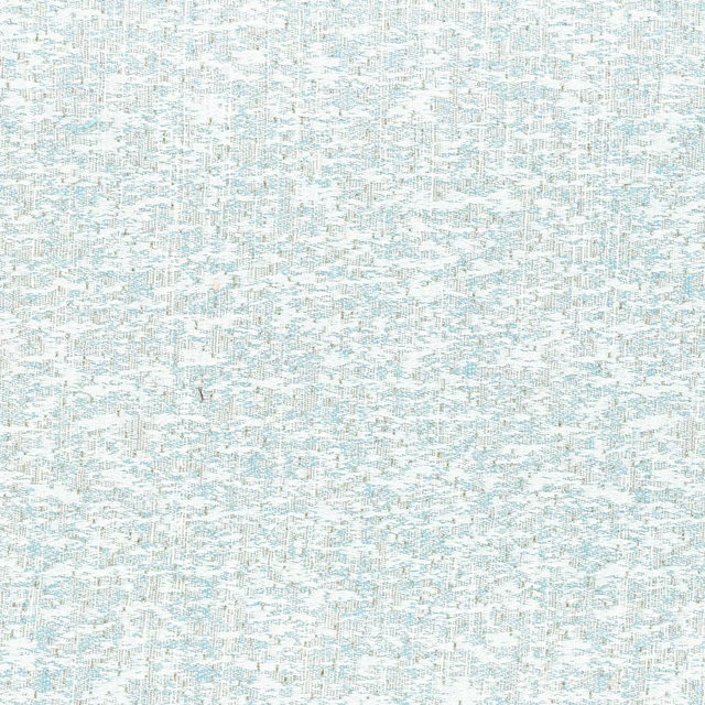 Pale icy blue woven fabric with fine white and grey mottled abstract texture