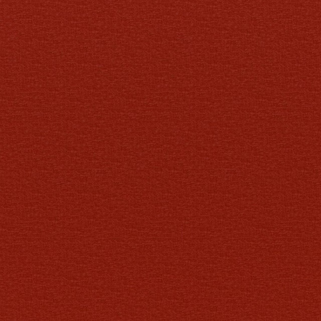 Deep brick-red plain woven textile with subtle tonal texture