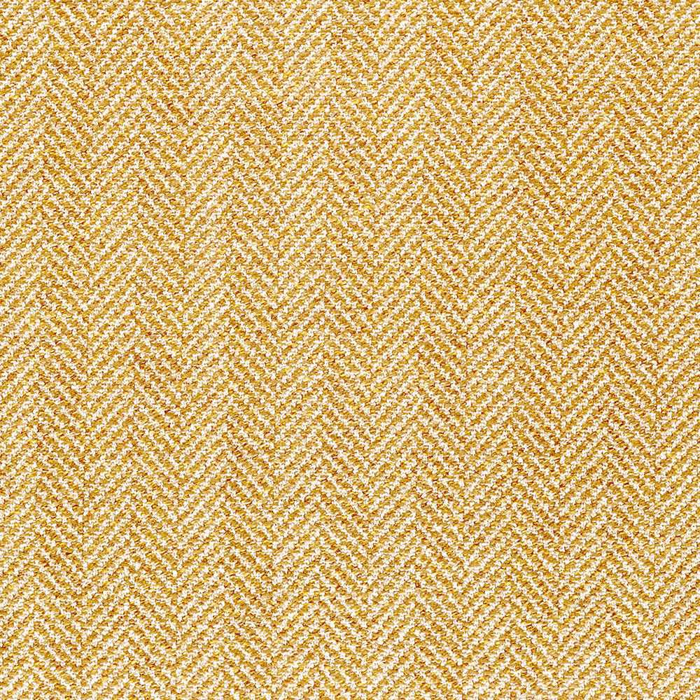 Warm citrine-and-cream micro herringbone weave with a lightly nubby surface