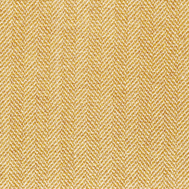 Warm citrine-and-cream micro herringbone weave with a lightly nubby surface