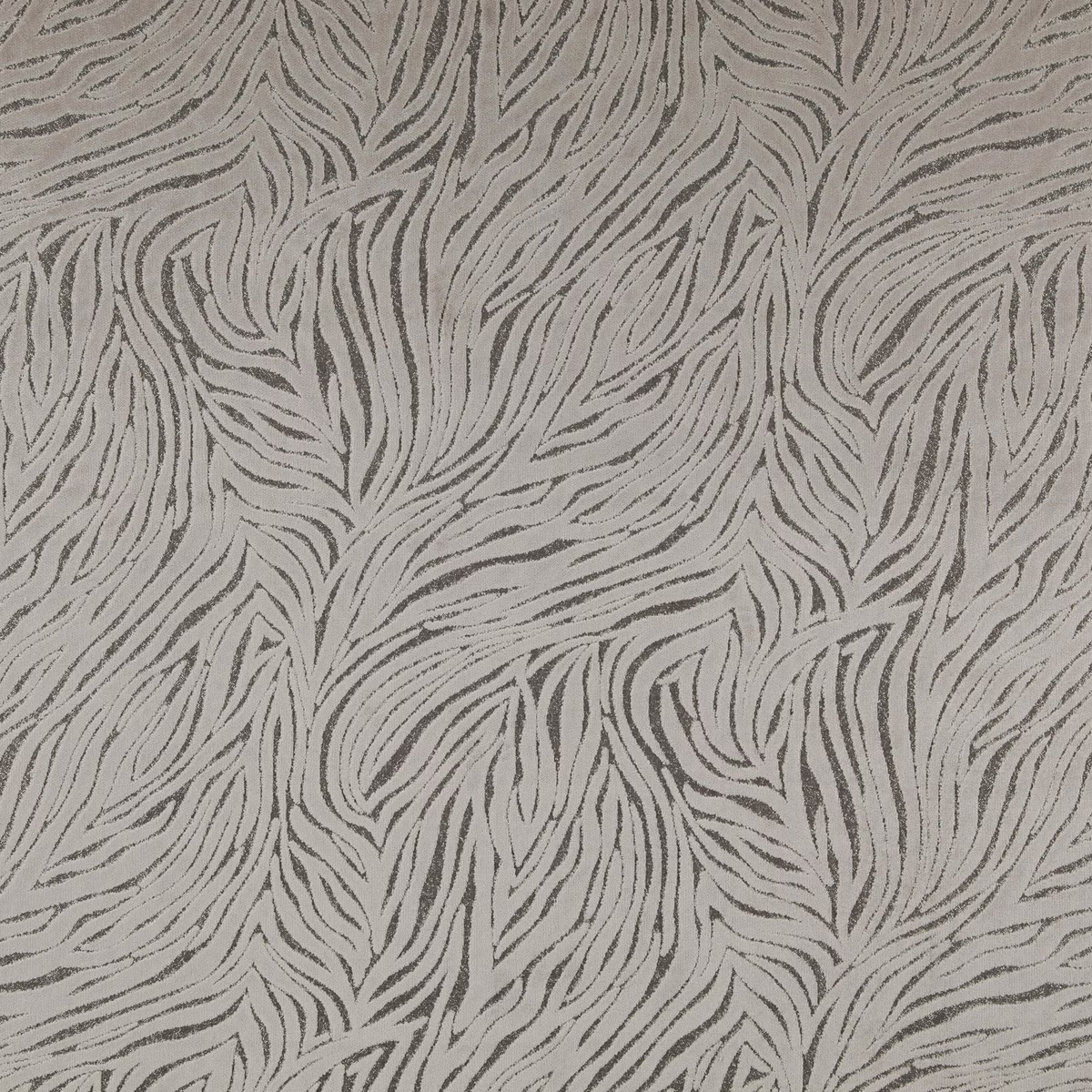 Warm tan textile with flowing taupe leaf lines and soft woven texture