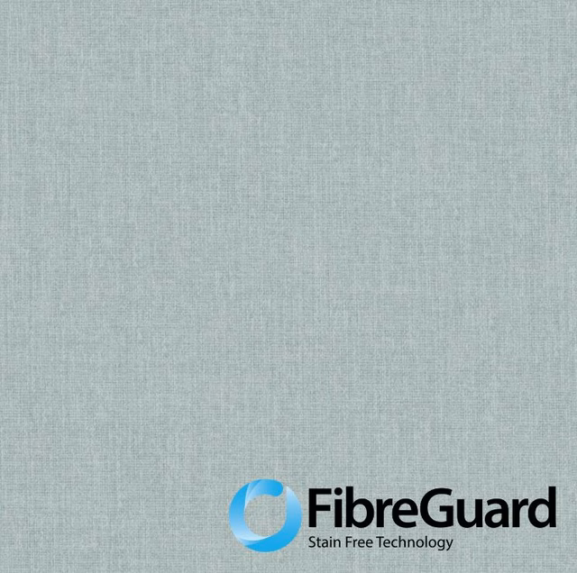 Pale spa-blue woven fabric with subtle crosshatch texture and softly mottled surface