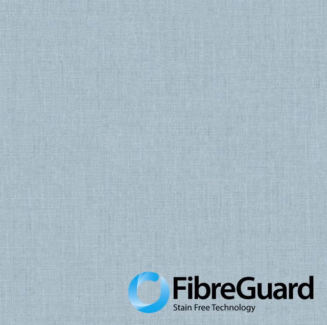Pale blue-grey Ramblas fabric with a fine, softly mottled woven texture