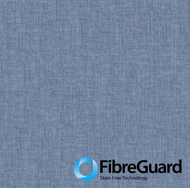 Cool blue-grey Ramblas textile with a fine, softly mottled woven surface