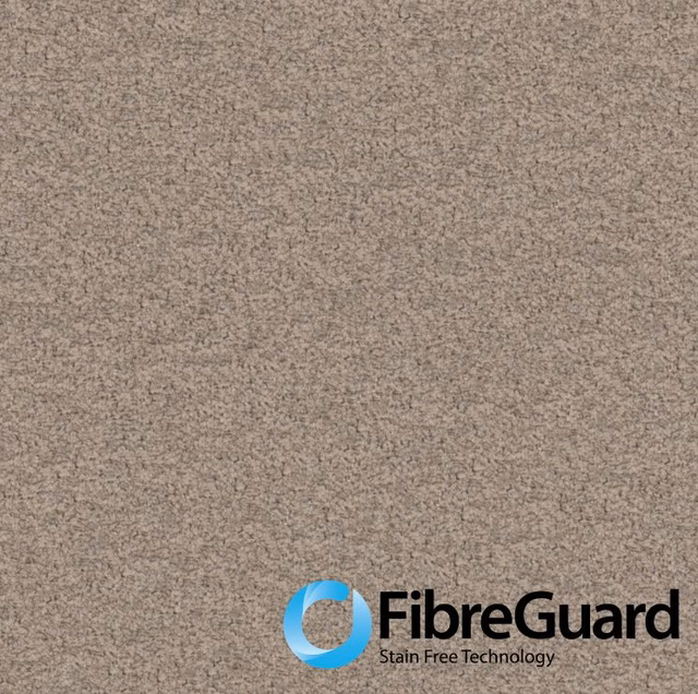 Warm cedar-taupe fabric with fine mottled texture and softly varied surface