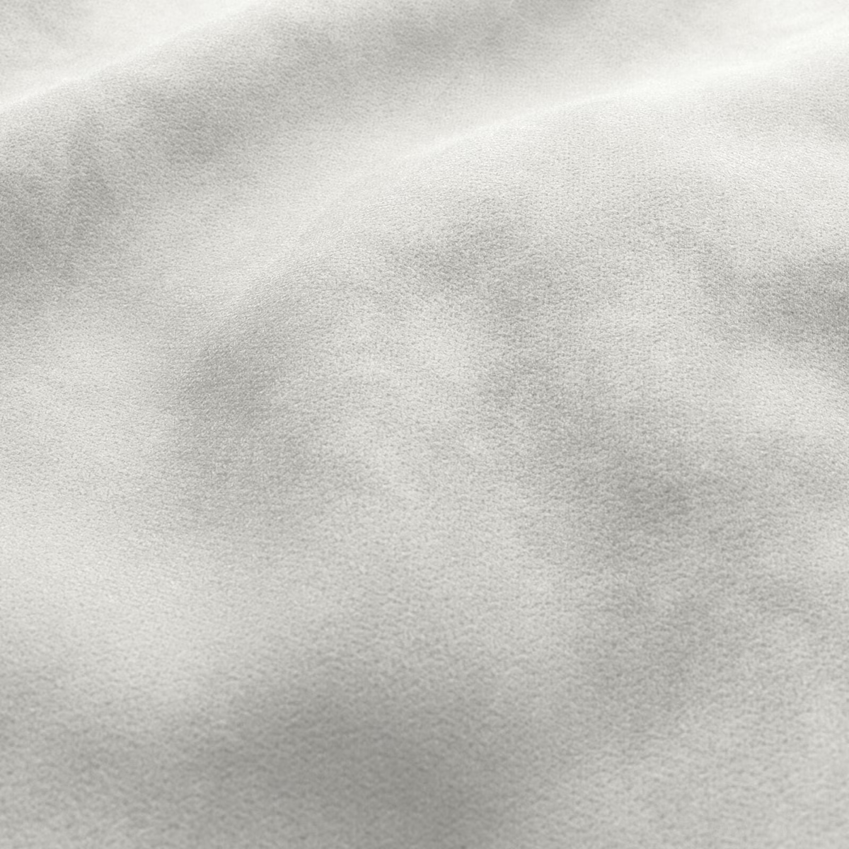Pale silver-grey fabric with a softly brushed, subtly clouded velvety surface