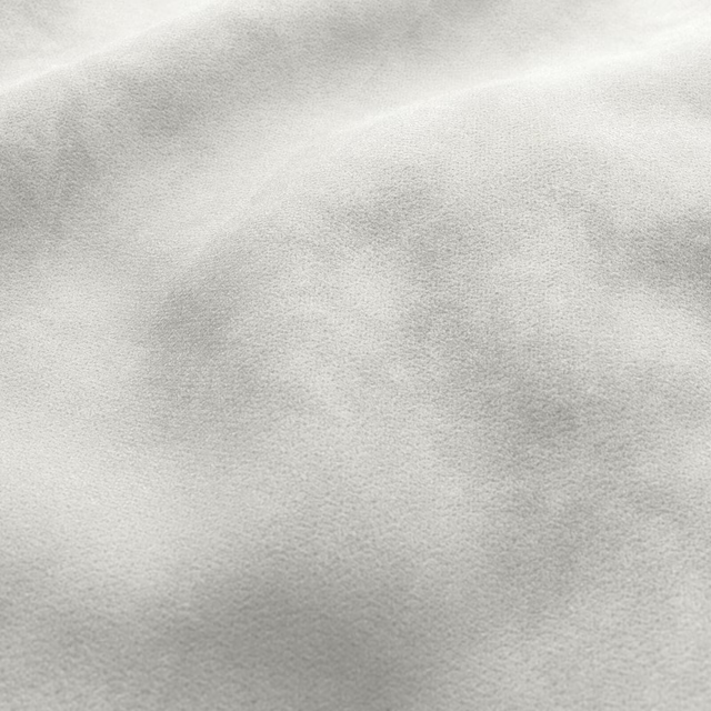 Pale silver-grey fabric with a softly brushed, subtly clouded velvety surface