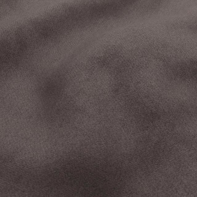 Dark espresso-brown fabric with a softly mottled, light-catching plush surface