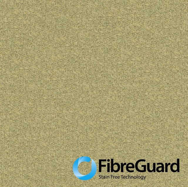 Muted moss-olive Rannoch fabric with a dense, softly mottled woven texture