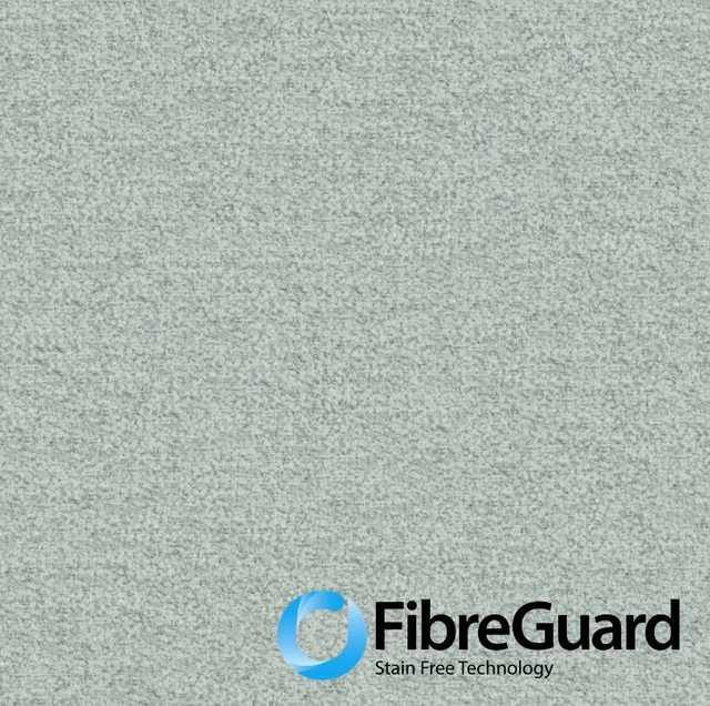 Pale spa blue-green upholstery with a fine, softly mottled woven texture