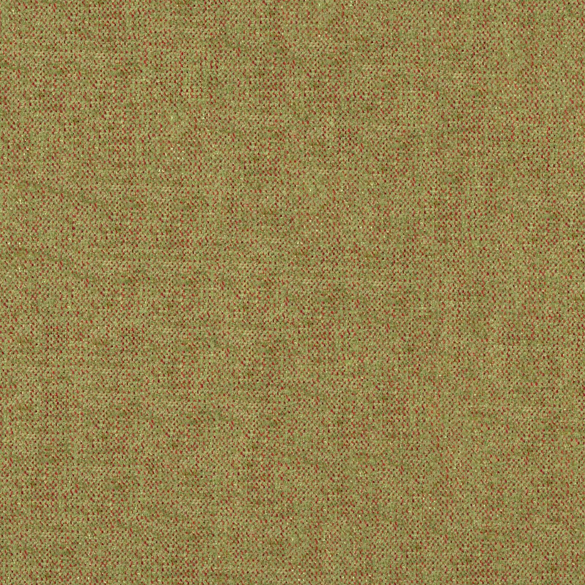 Mottled olive-green woven swatch with tan and terracotta flecks
