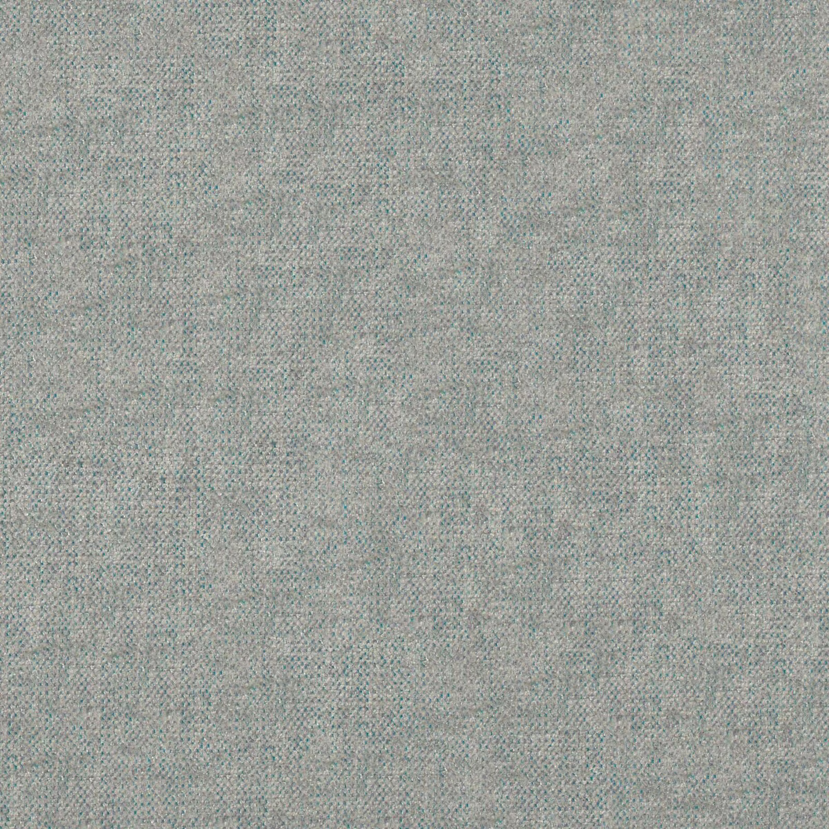 Close-up of pale spa blue-grey woven fabric with fine beige-grey mottling
