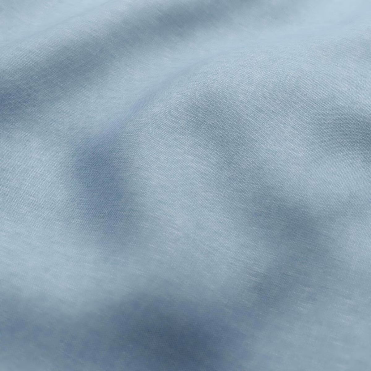 Misty blue-grey Renovare fabric with softly clouded tonal weave