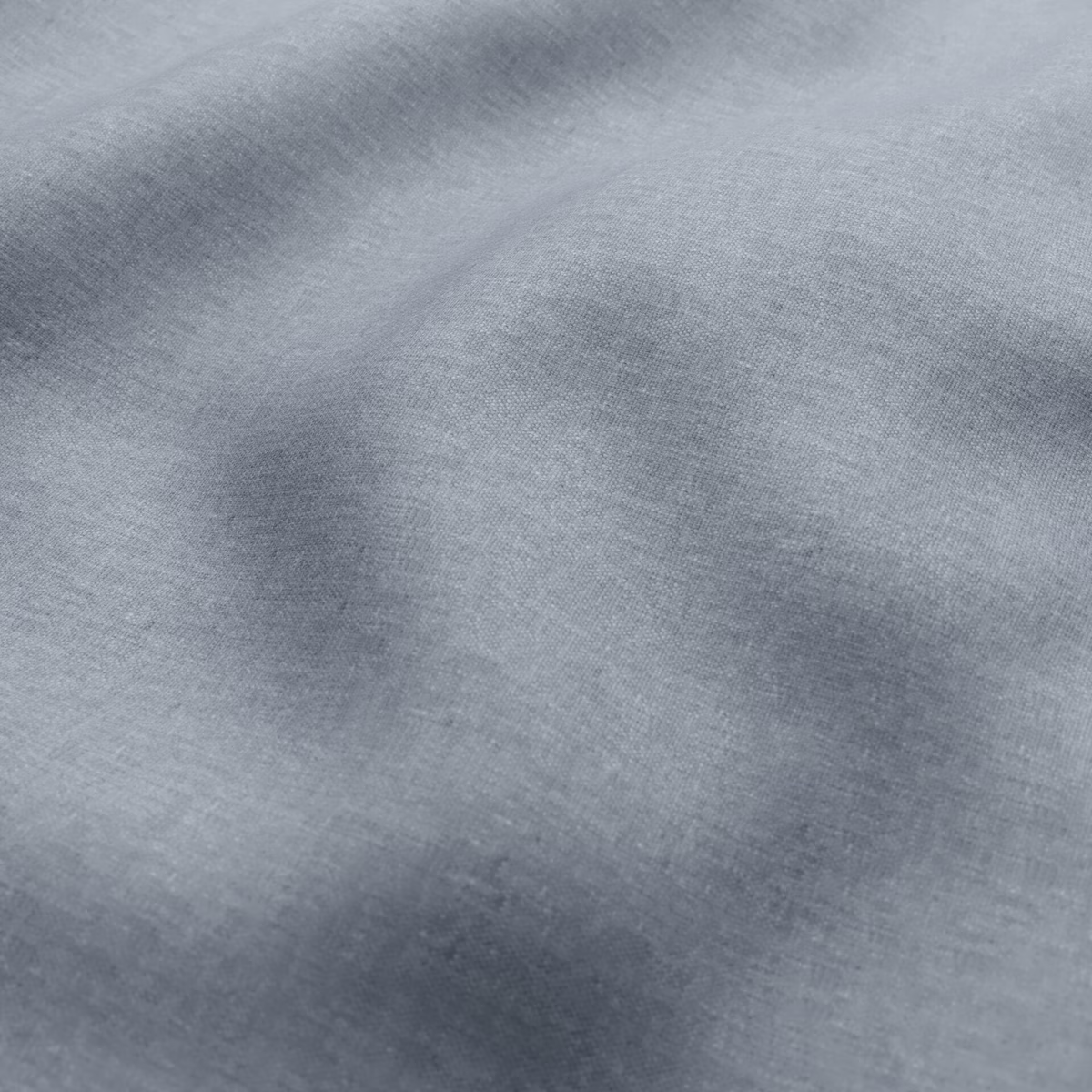 Cool slate-grey Renovare fabric with a softly mottled, fine woven surface