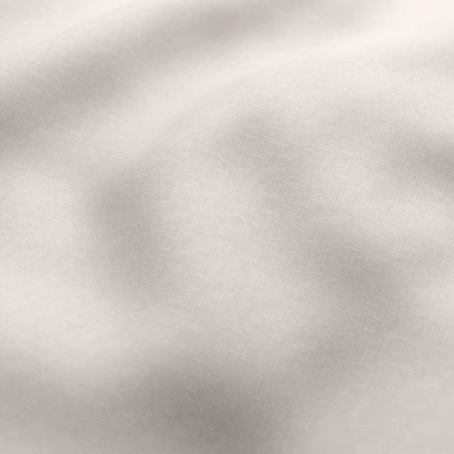 Pale ivory 17 Linen swatch showing a fine, softly textured woven surface