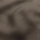 Deep coffee-brown plain weave fabric with softly folded texture and subtle sheen