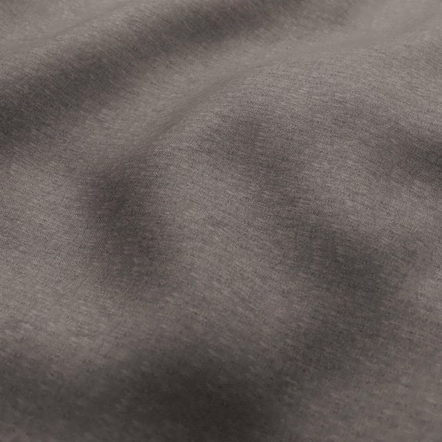 Smoky tobacco-brown woven fabric with charcoal tonal variation and soft folds