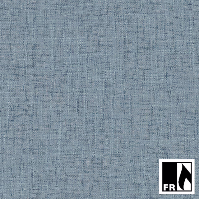 Pale blue-grey woven fabric with fine irregular crosshatched texture