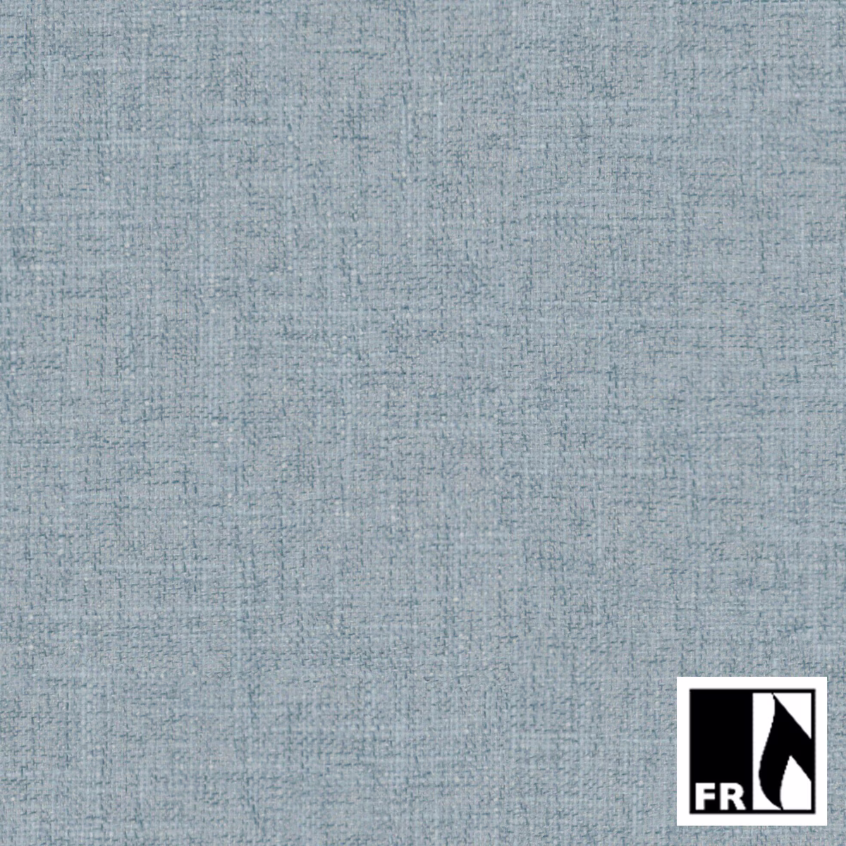 Pale sky-blue grey textile with subtle crosshatched woven texture