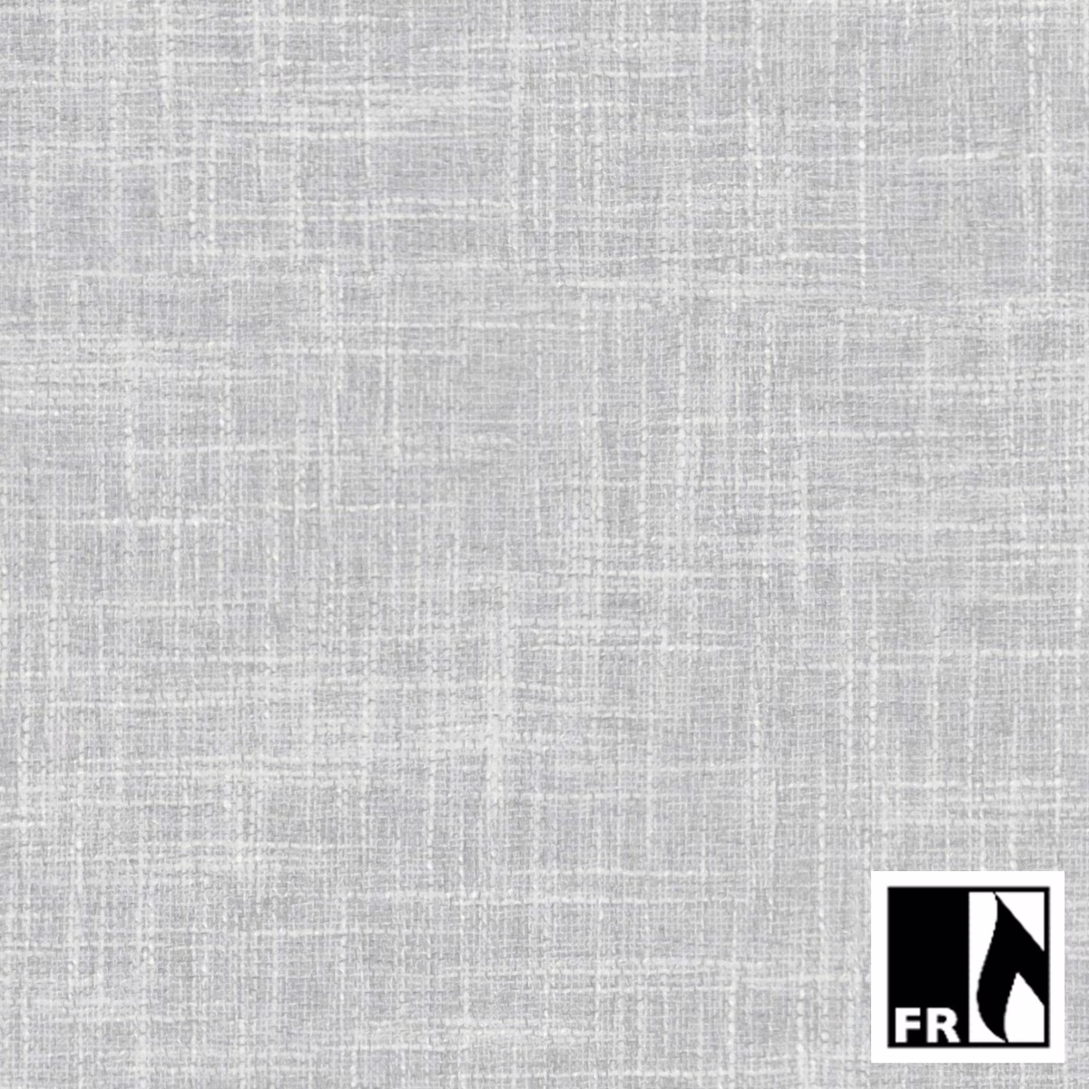 Cool feather-grey woven swatch with fine irregular crosshatch texture